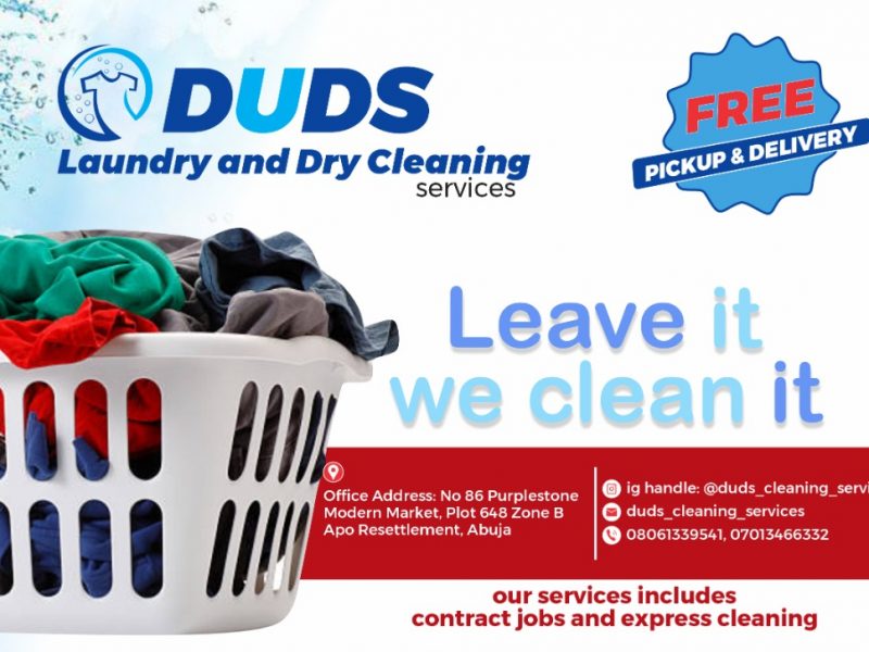 DUDS Laundry and Dry Cleaning Services