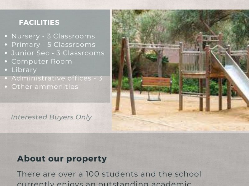 School Property for Sale